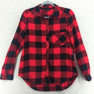 SocialLite plaid long sleeves